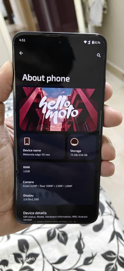 Motorola Edge 50 Neo 12/256gb Dual sim Approved