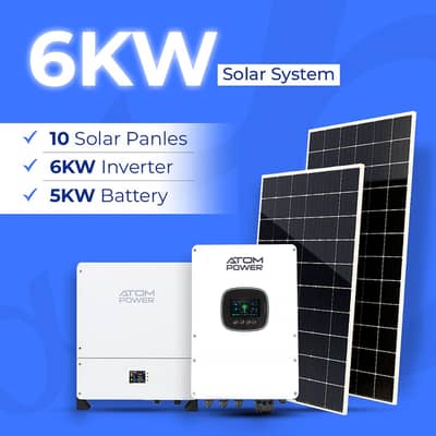 Atom Power Complete 6kW Hybrid Solar Solution