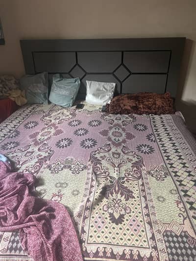 BED AND WARDROBE