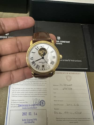 FC open heart better than Longines omega Rado Tissot Seiko
