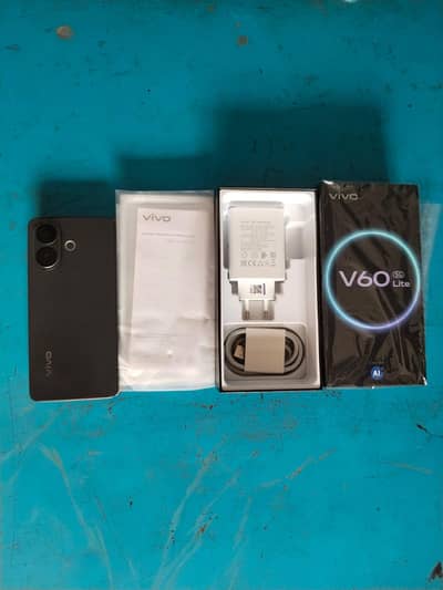 vivo v60 lite 5G  9 manth wrnti 10/10 03216657319