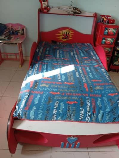 Kid car bed for sale urgent