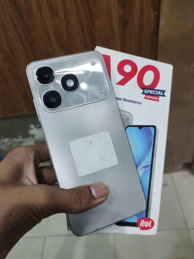 itel A90 special edition 4+64 with box charger Sath ni h a