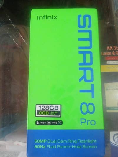 Infinix Smart 8 pro for sell with full box 10/10 condition