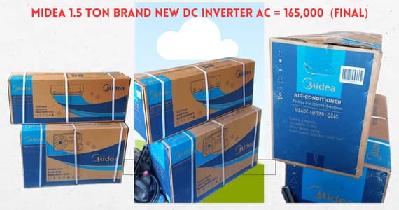 Midea 1.5 Ton Inverter AC (BRand New)