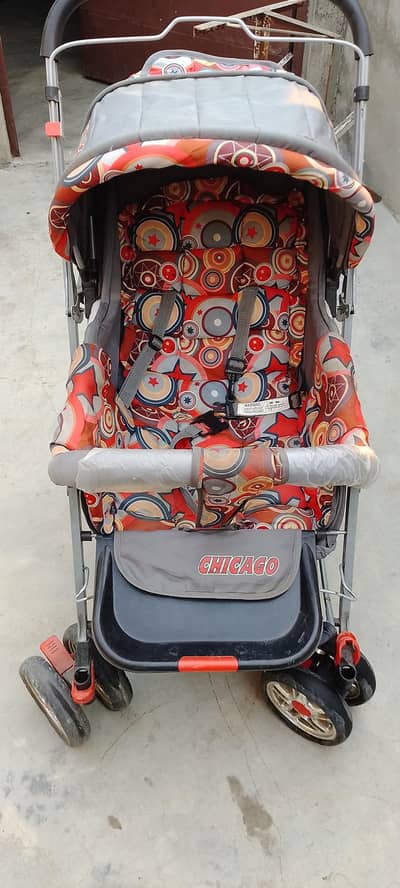Baby cradle stroller.