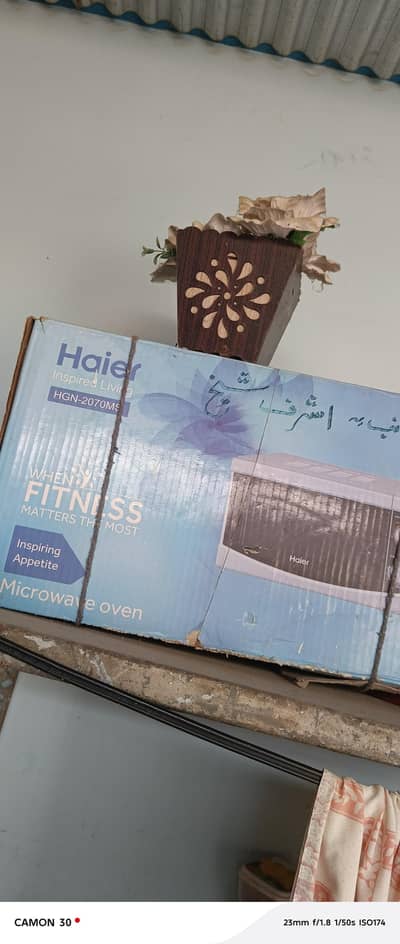 Microwave oven Haier company  1 Year Used. . . . .
