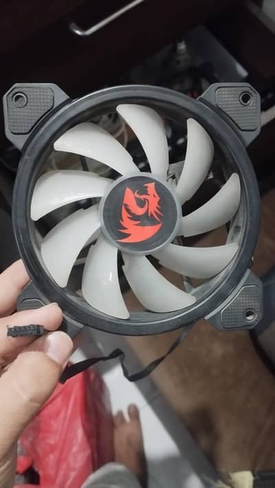 Redragon RGB Case Fans Pair of 3 (120mm) with Remote & Controller
