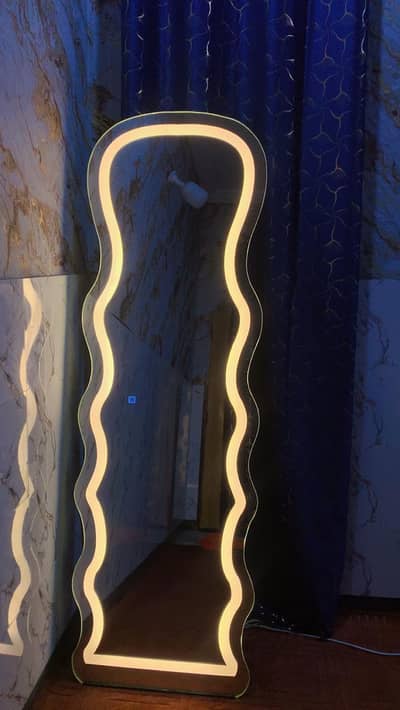 Full length Mirror 6*2 6mm mirror quality  3 lights sensor