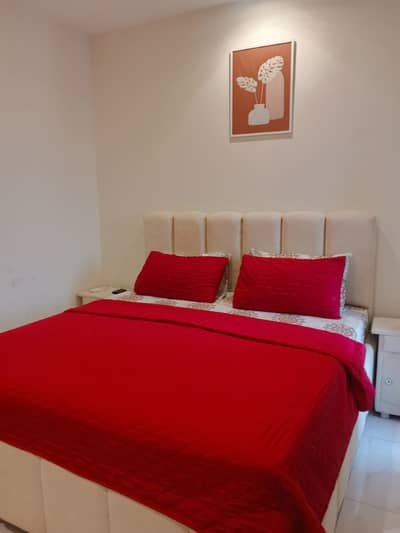 Flat for rent 1bed ROM full furnished apartments safe and scour 100%coupe allow