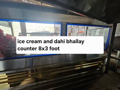 BBQ, SaJJi , Fish , Karahi, Dahi Bhalla counter setup