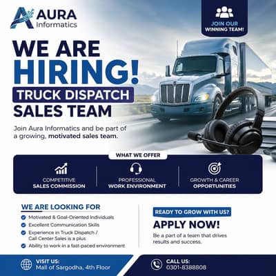 Truck dispatch sales team