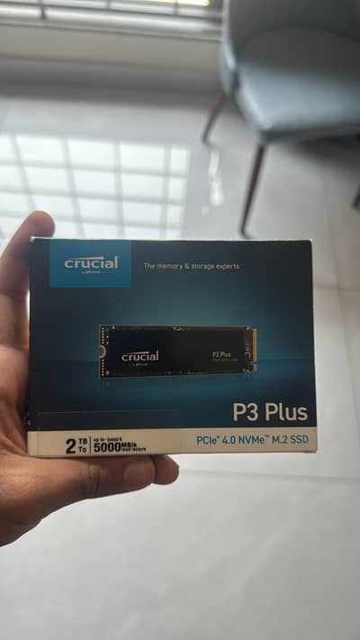 Crucial Ballistix P3 Plus 2TB PCIe Gen4 3D NAND NVMe M. 2 SSD Brand New