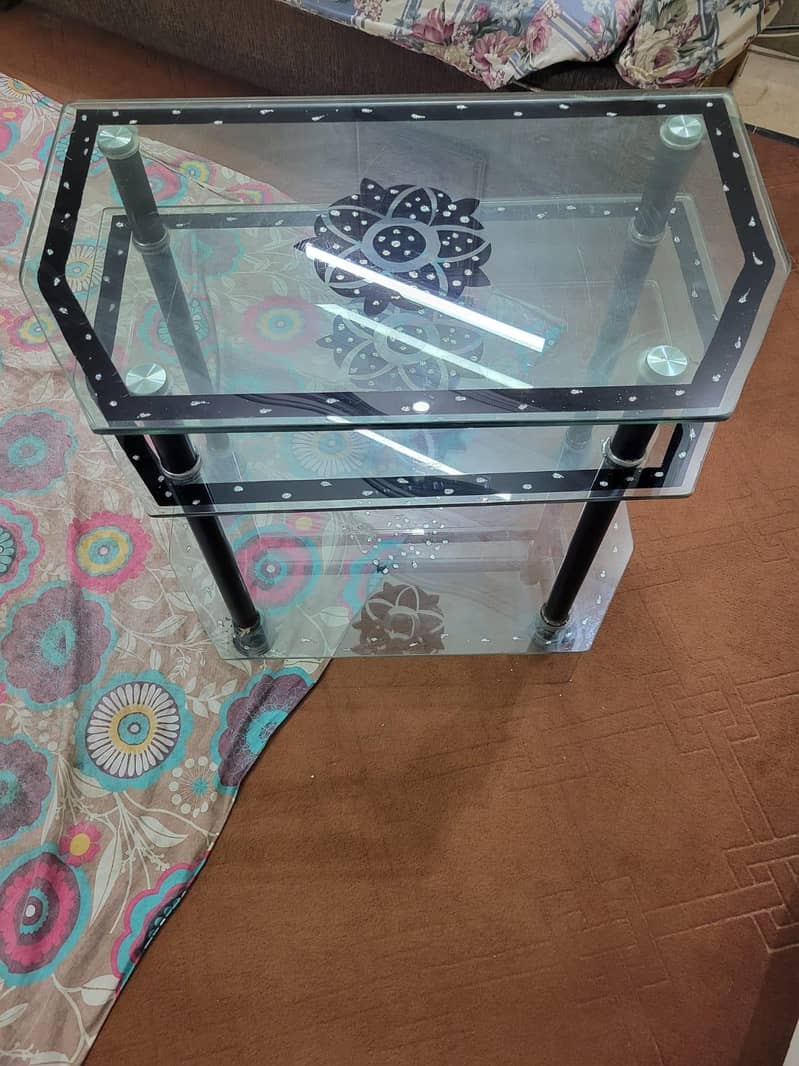 Glass Table , tv trolley , computer table 1