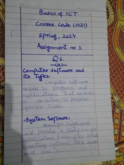 Assignment writing