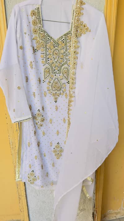 chiffon wending suit