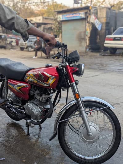 Honda 125 25 model double saman double silencer