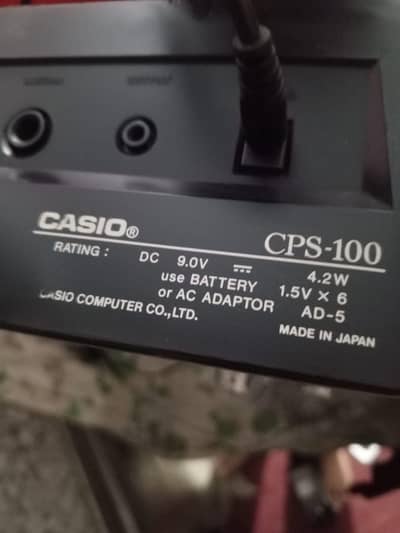 Casio Japan ( chargeable piano)