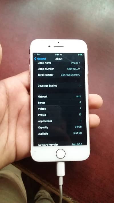 iphone 7 pta 32GB All oka finger oka just glas tora tuta ha
