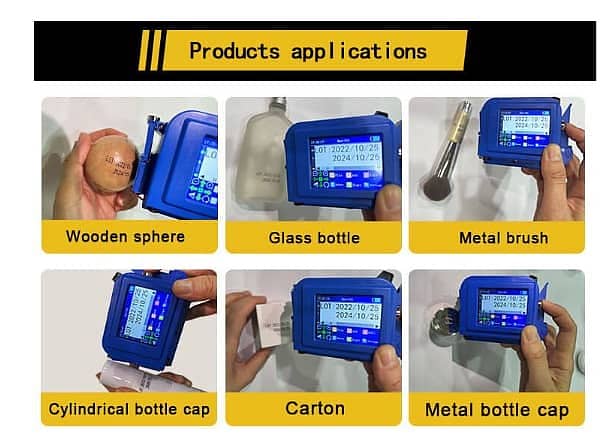 Mini expiry date and batch code printers |Smart Printer| Handheld 5