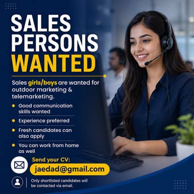 We are hiring female staff for Sales Representative
