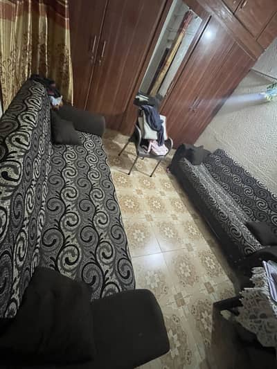 Combed sofa set