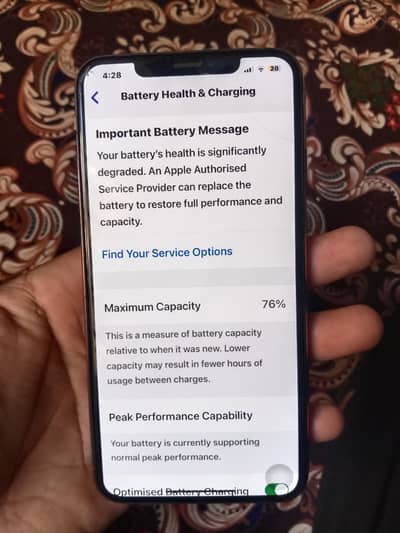 i phone xsmax pta approved  no repair no faulet arjant sale