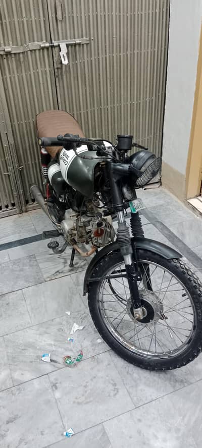 power pk converted into cafe racer