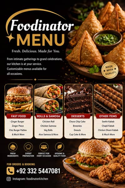 Homemade frozen food,Chicken Roll,Samosa,Nuggets,Shami kabab,CupCake