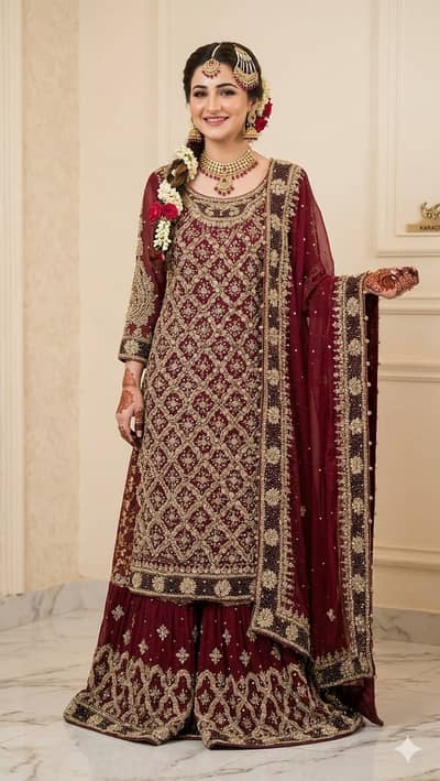 bridal dress / wedding wear / barat dress / bridal lehnga for sale