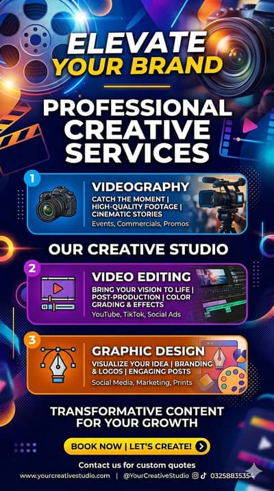 Im an video editor , social media consultant , content creator