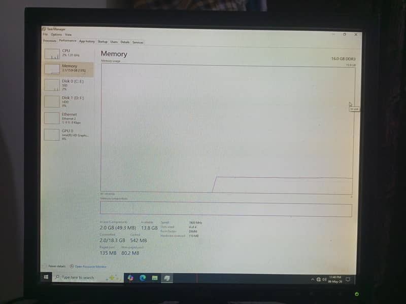 hp desktop cpu  complete computer setup with wires 6