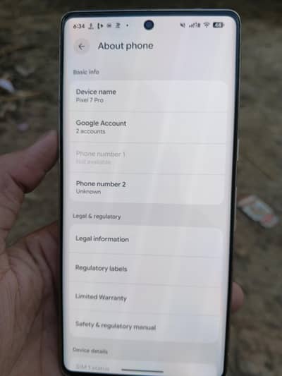 Google pixel 7 pro 128gb non pta
