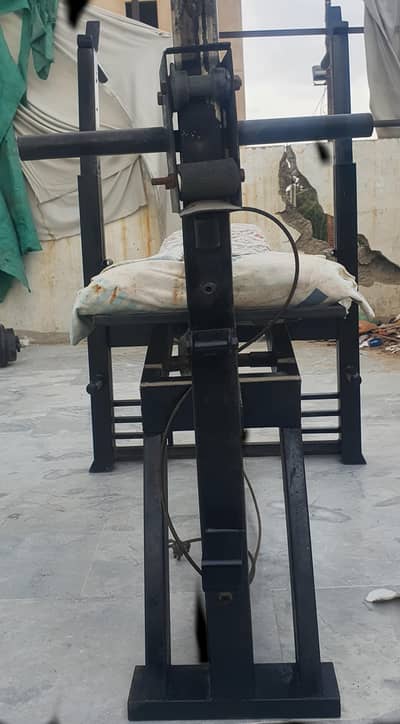 bench press with let pull down