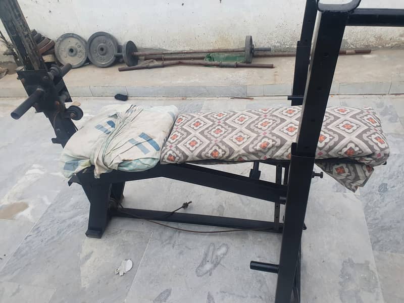 bench press with let pull down 2