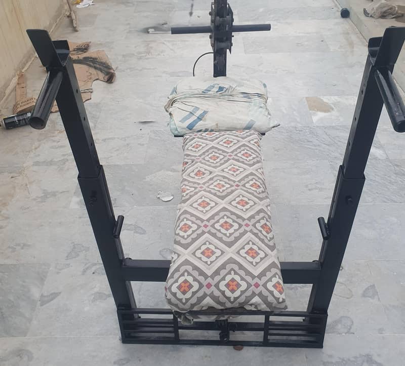 bench press with let pull down 5