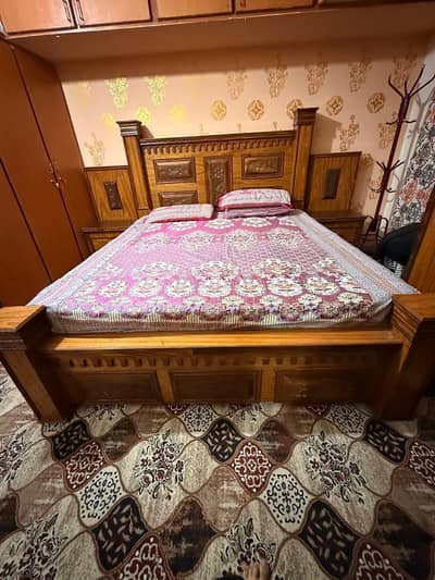 Bed Set - Luxury Bed Set - Furniture Set - Wooden Bed - Bedroom Set