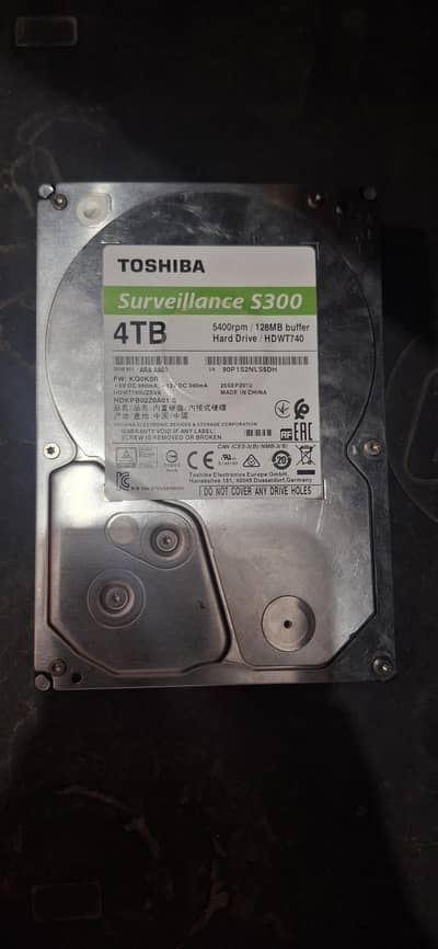 4Tb Hard Drive health 100%