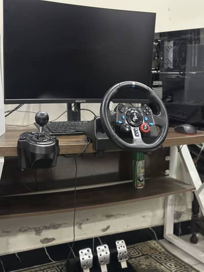 Logitech G29 with gear shifter