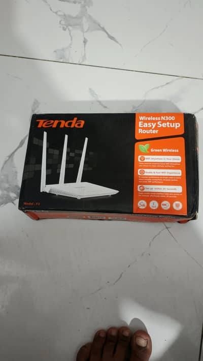 Tenda F3, Wifi Router, 300Mbps, 3 Antenna, Wireless Router, Karachi