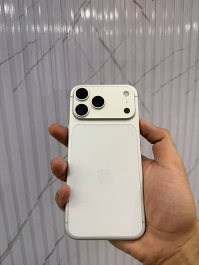 17 PRO MAX Silver 256GB Box Open JV