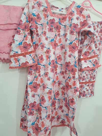 3pcs lawn suit