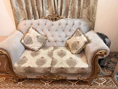 7 Seater Sofa Set - Luxury Sofa - Wooden Sofa - Sofa For Sale - Sofa
