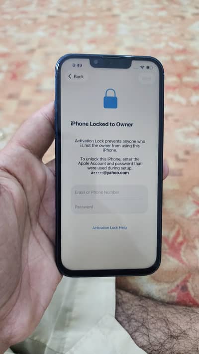 iphone 13 icloud locked non active