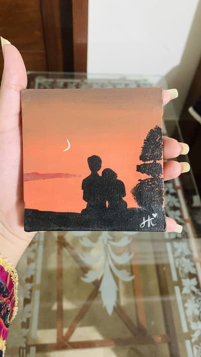 4/4 mini canvas painting