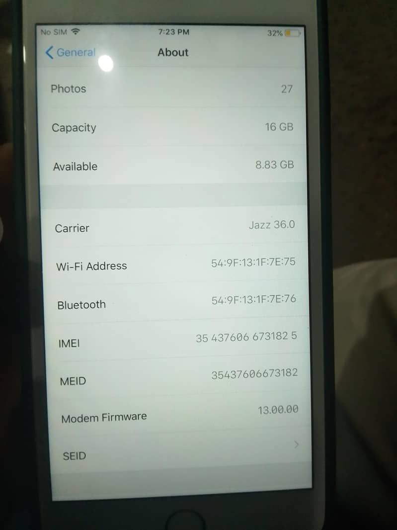 Iphone 6 plus 0