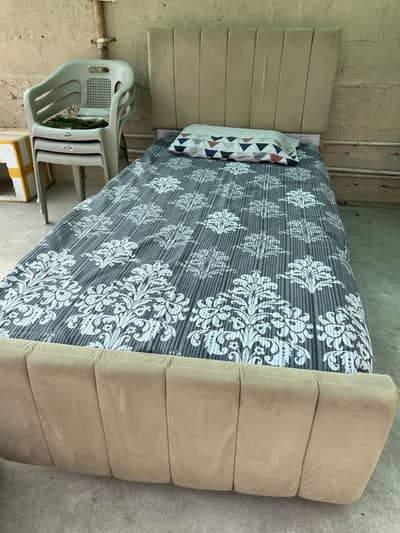 Single Bed with Mattress for Sale