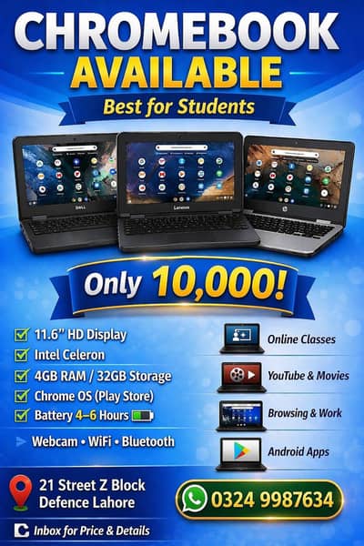 Acer  Chromebook 4 gb ram 16 gb ssd