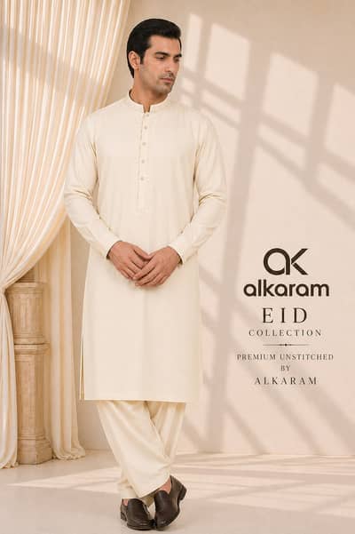 Mens Unstitched BY Alkaram