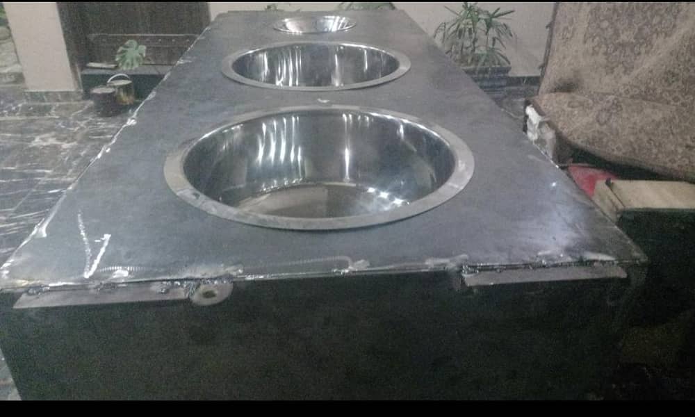 فنگر چپس بنانے کیلئے۔بریانی کو سٹیم لگانے کے لیے کاؤنٹر برائے فروخت 1
